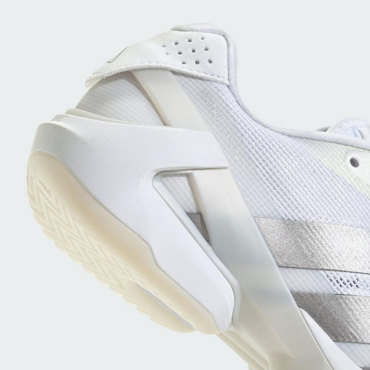 adidas adidas adizero Ubersonic 5 Tennisschuh Tennisschuhe Damen - Cloud White / Silver Metallic / Cloud White - 8 | SportScheck