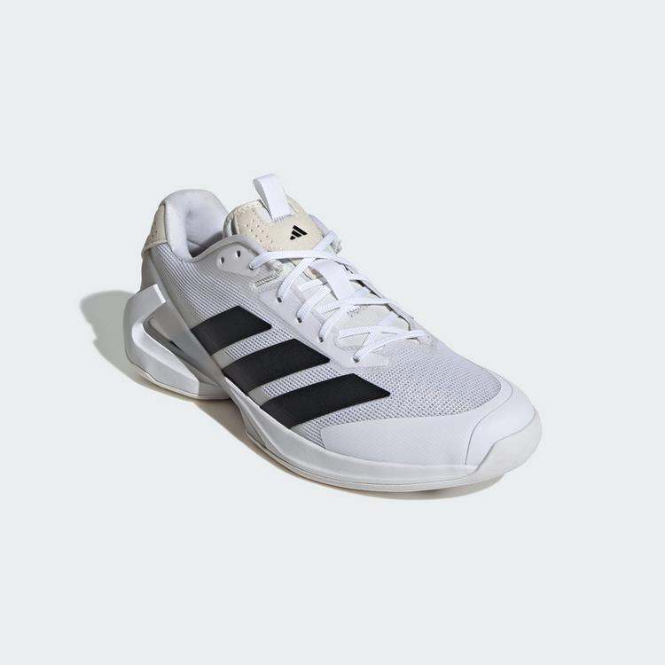 adidas adidas Adizero Ubersonic 5 Tennisschuh Tennisschuhe Herren - Cloud White / Core Black / Silver Metallic - 3 | SportScheck
