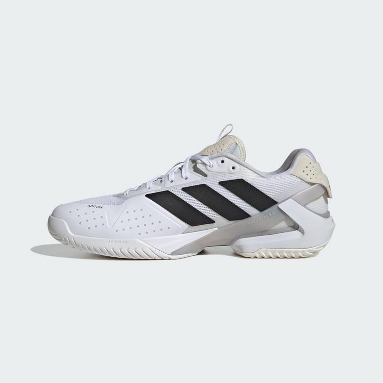 adidas adidas Adizero Ubersonic 5 Tennisschuh Tennisschuhe Herren - Cloud White / Core Black / Silver Metallic - 5 | SportScheck