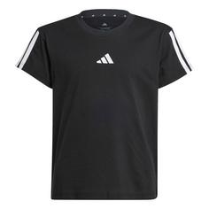 adidas Essentials Kids T-Shirt Funktionsshirt Kinder Black / White