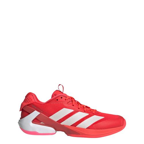 Rückansicht von adidas adizero Ubersonic 5 Tennisschuh Tennisschuhe Damen Lucid Red / Zero Metalic / Lucid Pink