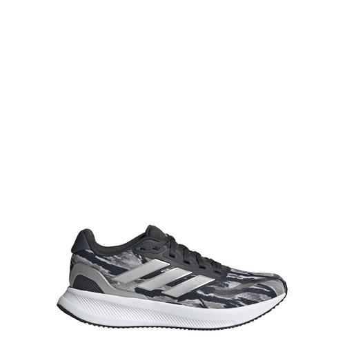 Rückansicht von adidas RunFalcon 5 Kids Schuh Sneaker Kinder Silver Pebble / Silver Metallic / Carbon