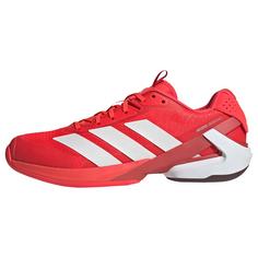 adidas Adizero Ubersonic 5 Tennisschuh Tennisschuhe Lucid Red / Zero Metalic / Aurora Ruby