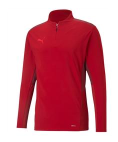 PUMA teamCUP HalfZip Sweatshirt Funktionssweatshirt Herren rot