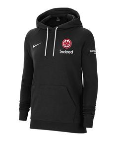 Nike Eintracht Frankfurt Fleece Hoody Damen Funktionssweatshirt Damen schwarz