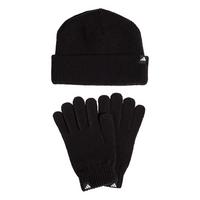 adidas Set aus Handschuhen und M&uuml;tze Beanie - Black / White