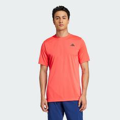 Rückansicht von adidas Club Tennis Climacool T-Shirt Funktionsshirt Herren Semi Lucid Red