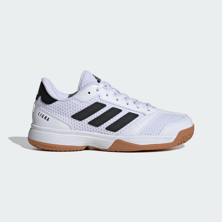 adidas adidas Ligra 8 Hallenschuhe Kinder - ftwwht-cblack-ftwwht - 6 | SportScheck