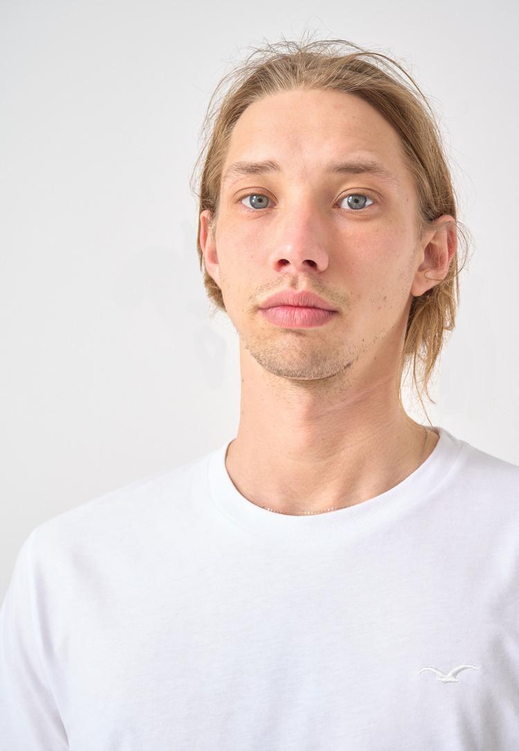 Cleptomanicx Cleptomanicx Ligull Regular T-Shirt Herren - White - 3 | SportScheck