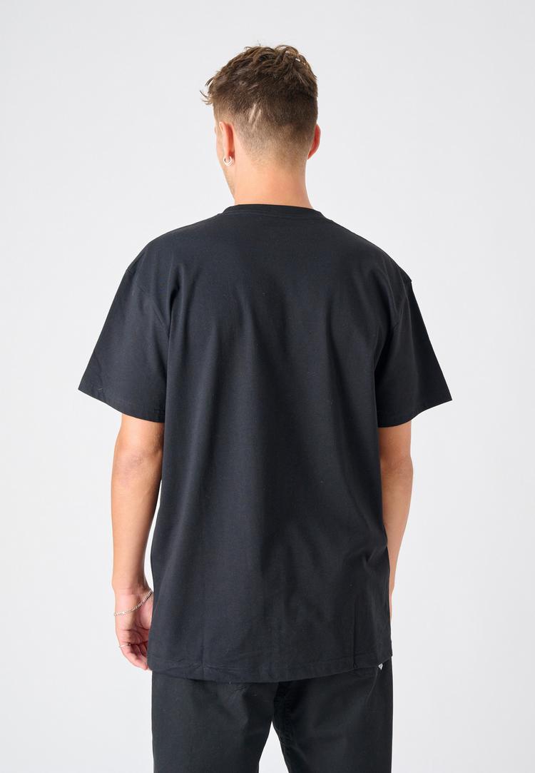 Cleptomanicx Cleptomanicx Embroidery Gull Mono T-Shirt Herren - Black - 2 | SportScheck