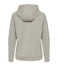 Rückansicht von hummel Move Classic Kapuzensweatshirt Damen Funktionssweatshirt Damen grau