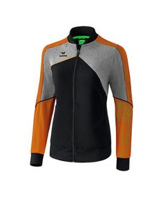 Erima Premium One 2.0 Präsi-Jacke Damen Trainingsjacke Damen orangegrauschwarz