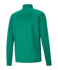 Rückansicht von PUMA teamRISE Poly Trainingsjacke Trainingsjacke Herren gruenweiss