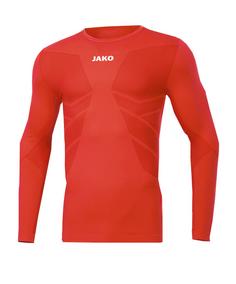 JAKO Comfort 2.0 langarm Hell Funktionsshirt orange