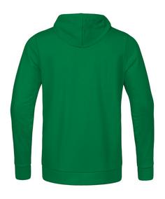 Rückansicht von JAKO Base Hoody Funktionssweatshirt gruenweiss