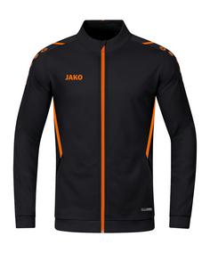 JAKO Challenge Polyesterjacke Trainingsjacke Herren schwarzorange