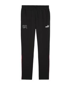 PUMA Schweiz Ftbl Archive Trainingshose Trainingshose schwarzrot