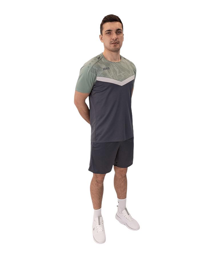 JAKO JAKO Iconic T-Shirt Funktionsshirt - graugruen - 0 | SportScheck