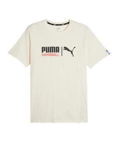 PUMA Handball T-Shirt Fußballshorts Herren braunschwarz