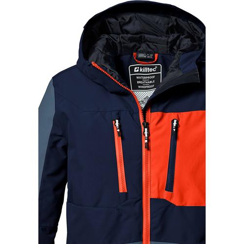 Rückansicht von KILLTEC Winterjacke Kinder Blau3044