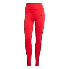 adidas Optime 3-Streifen Full-Length Leggings Leggings Damen Pure Ruby