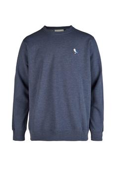 Cleptomanicx Embro Gull Sweatshirt Herren Heather Estate Blue