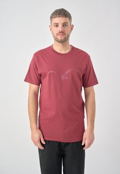 Rückansicht von Cleptomanicx Mowe Printshirt Herren Old Port Wine