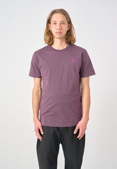 Rückansicht von Cleptomanicx Dance Gull T-Shirt Herren Plum Perfect