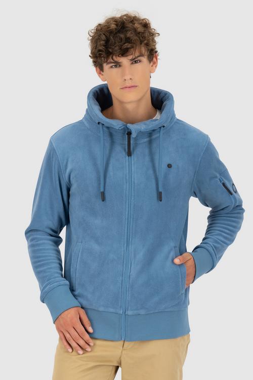 Rückansicht von ALIFE AND KICKIN EliasAK F Sweatjacke Herren elemental blue