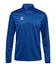 hummel Essential Half-Zip Sweatshirt Trainingsjacke Herren blau