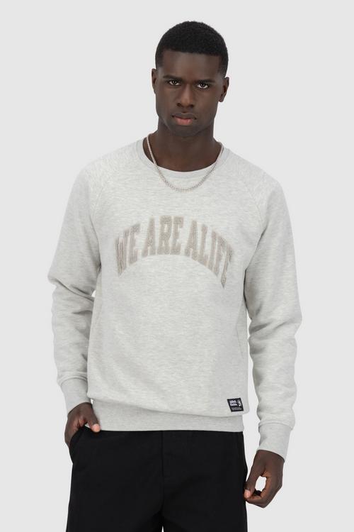 Rückansicht von ALIFE AND KICKIN LevinAK A Sweatshirt Herren cloudy melange