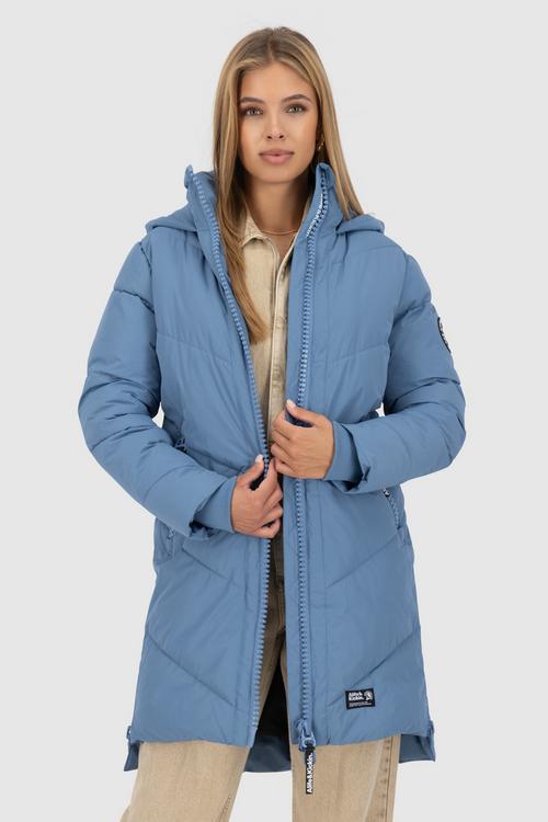 Rückansicht von ALIFE AND KICKIN LunaAK A Winterjacke Damen elemental blue