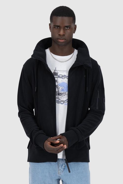 Rückansicht von ALIFE AND KICKIN EliasAK F Sweatjacke Herren moonless