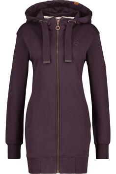 ALIFE AND KICKIN JasinaAK A Sweatjacke Damen aubergine