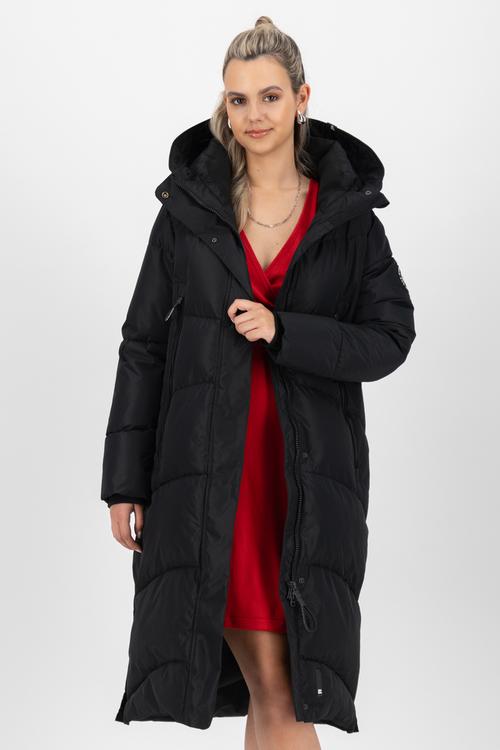 Rückansicht von ALIFE AND KICKIN JunaAK A Winterjacke Damen moonless