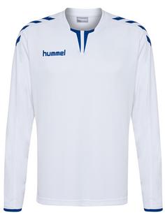 hummel CORE LS POLY JERSEY Funktionsshirt Kinder WHITE/TRUE BLUE