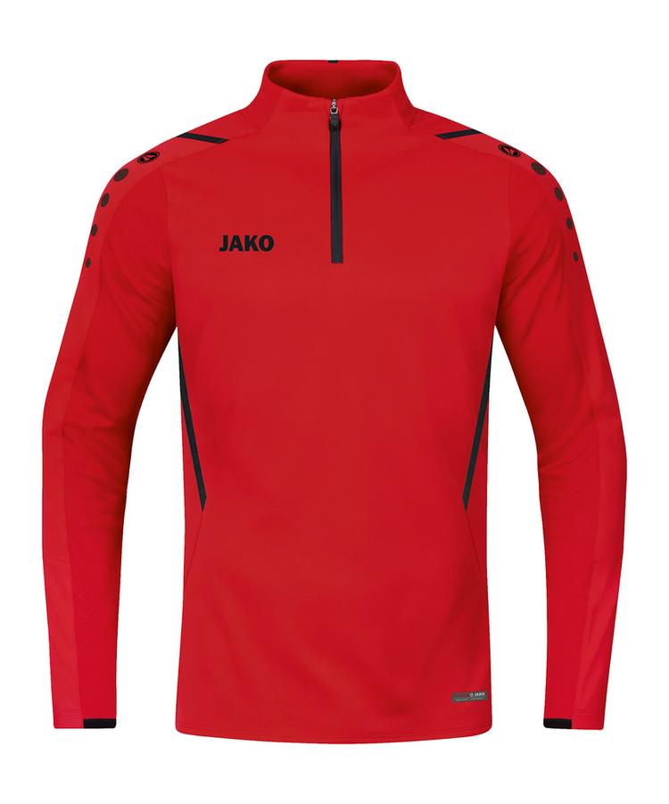 JAKO JAKO Challenge Ziptop Funktionssweatshirt Herren - rotschwarz - 0 | SportScheck