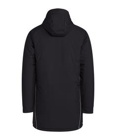 Rückansicht von adidas Tiro 24 Stadium Parka Trainingsjacke Herren schwarzweiss