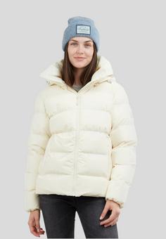 Rückansicht von FUNDANGO Amber Padded Steppjacke Damen Butter