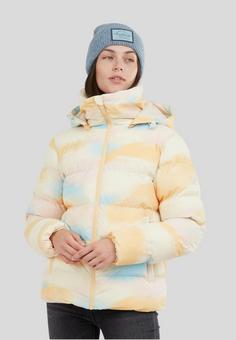 Rückansicht von FUNDANGO Amber Padded Steppjacke Damen sky vanilla