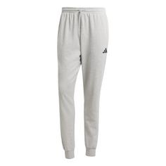 adidas Essentials Feel Cozy French Terry Hose Trainingshose Herren Medium Grey Heather / Black