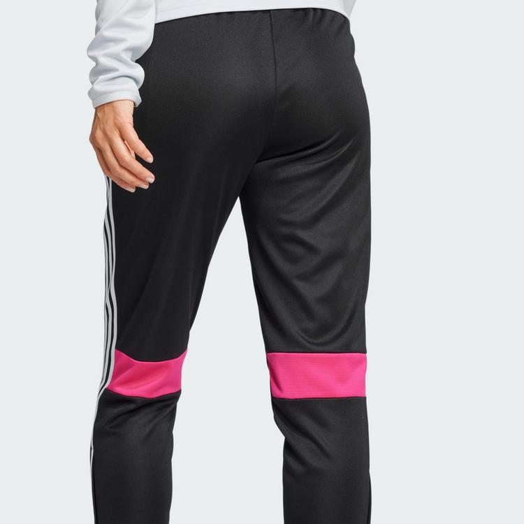 adidas adidas Tiro 25 Essentials Trainingshose Trainingshose Damen - Black / Clear Grey / Real Magenta - 0 | SportScheck