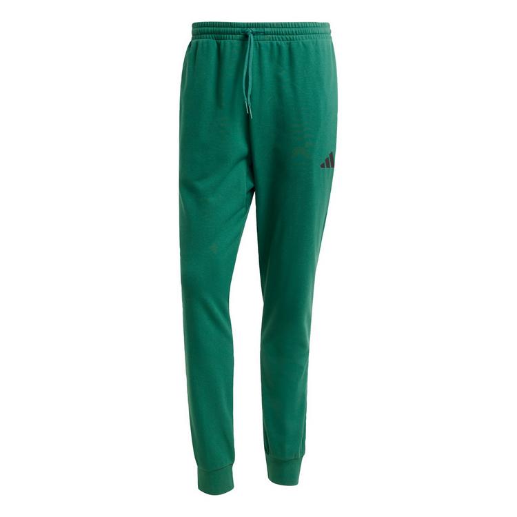 adidas adidas Essentials Feel Cozy French Terry Hose Trainingshose Herren - Collegiate Green / Black - 0 | SportScheck