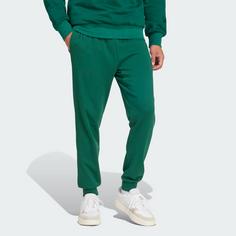 Rückansicht von adidas Essentials Feel Cozy French Terry Hose Trainingshose Herren Collegiate Green / Black