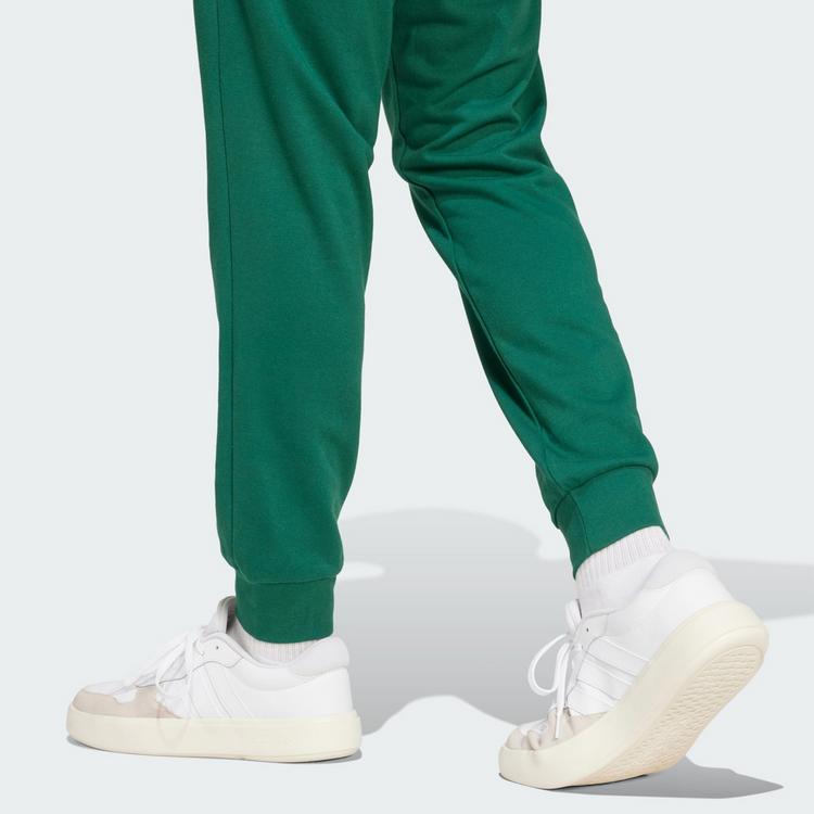 adidas adidas Essentials Feel Cozy French Terry Hose Trainingshose Herren - Collegiate Green / Black - 1 | SportScheck