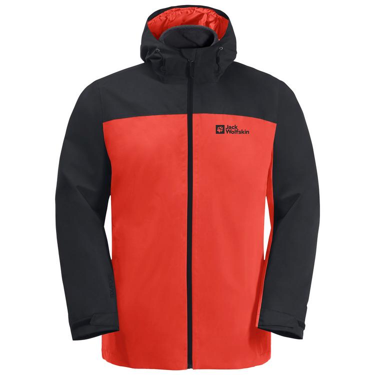 Jack Wolfskin Jack Wolfskin TAUBENBERG 3IN1 JKT M Doppeljacke Herren - hot choc - 0 | SportScheck