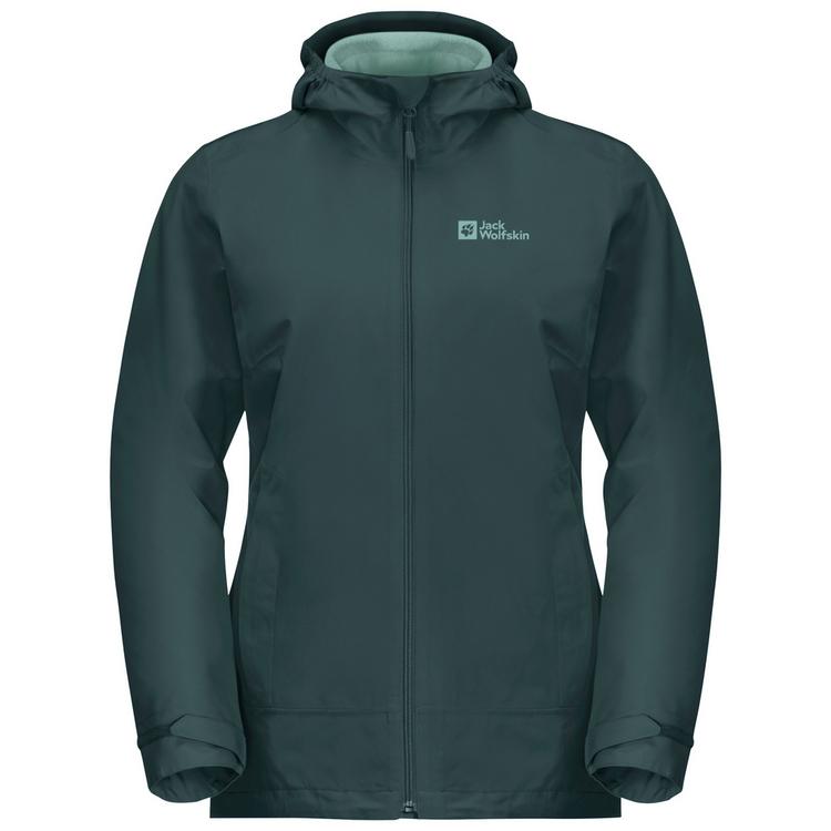 Jack Wolfskin Jack Wolfskin MOONRISE 3IN1 JKT W Doppeljacke Damen - lemon ice - 1 | SportScheck