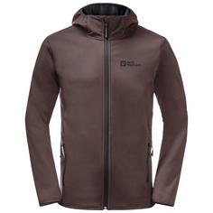 Jack Wolfskin BORNBERG HOODY M Softshelljacke Herren red earth