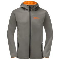 Jack Wolfskin BORNBERG HOODY M Softshelljacke Herren smokey grey