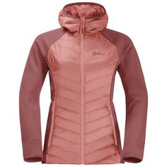 Jack Wolfskin ROUTEBURN PRO HYBRID W Fleecejacke Damen blush powder